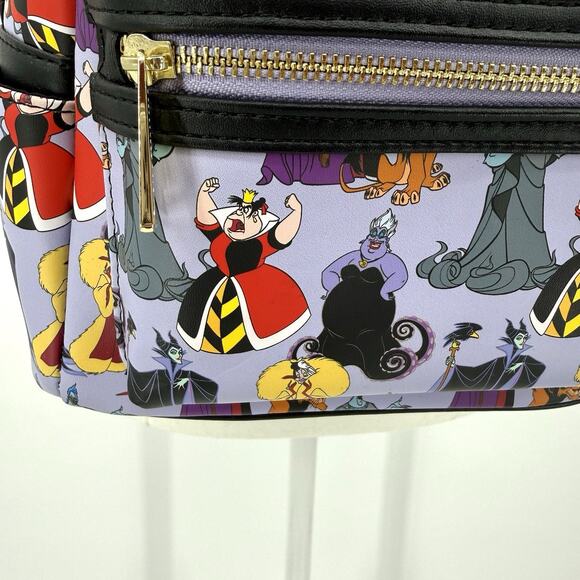 Loungefly Disney Villains Mini Backpack Cruella Ursula Maleficent Evil Queen main image 6